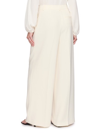 Back View - Click To Enlarge - THEORY - Admiral Crepe Pleated Wide Leg Pants