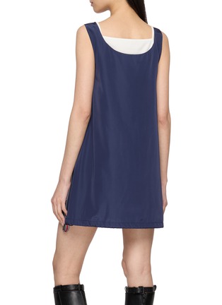 Back View - Click To Enlarge - WE11DONE - Sleeveless Layered Dress