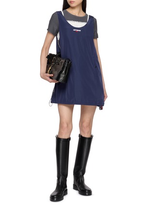 Figure View - Click To Enlarge - WE11DONE - Sleeveless Layered Dress