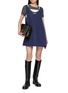 Figure View - Click To Enlarge - WE11DONE - Sleeveless Layered Dress