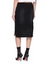 Back View - Click To Enlarge - WE11DONE - Side Slit Cotton Jersey Skirt