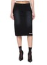 WE11DONE Side Slit Cotton Jersey Skirt