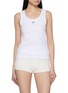 MARGESHERWOOD X Peanuts Heart Pendant Ribbed Tank Top