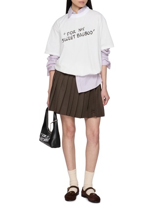 Figure View - Click To Enlarge - MARGESHERWOOD - X Peanuts Balloon Babboo Cotton T-Shirt