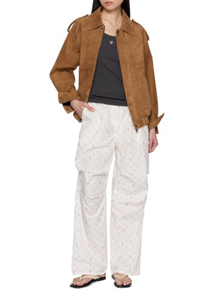 Figure View - Click To Enlarge - MARGESHERWOOD - X Peanuts Woodstock Roll Up Cotton Pants