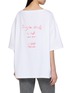Back View - Click To Enlarge - MARGESHERWOOD - X Peanuts Single Girls Club Off-Shoulder T-Shirt