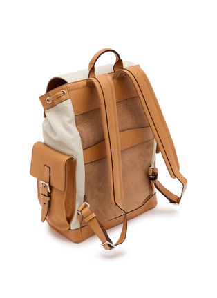 Detail View - Click To Enlarge - BRUNELLO CUCINELLI - City Leather Backpack