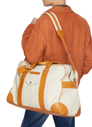 Front View - Click To Enlarge - BRUNELLO CUCINELLI - Street Leather Travel Bag