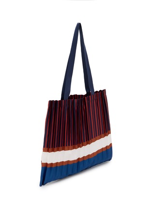 Detail View - Click To Enlarge - MULTITUDES - Chiavari Pleated Satin Tote Bag