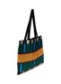 Detail View - Click To Enlarge - MULTITUDES - Orosei Pleated Satin Tote Bag