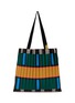 MULTITUDES Orosei Pleated Satin Tote Bag