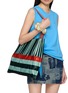 Figure View - Click To Enlarge - MULTITUDES - Smeralda Pleated Tote Bag