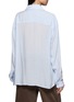 Back View - Click To Enlarge - BAZISZT - Tinees Floral Beaded Appliqué Embroidered Cotton Shirt
