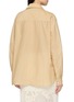 Back View - Click To Enlarge - BAZISZT - Beauly Floral Appliqué Cotton Silk Shirt