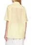 Back View - Click To Enlarge - BAZISZT - Sparrow Floral Feather Appliqué Shirt