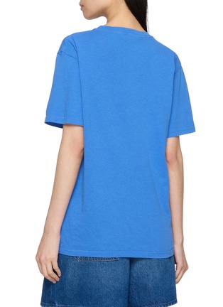 Back View - Click To Enlarge - MOTHER - The Rowdy Oversized Pretzel Graphic Cotton T-Shirt