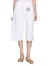 MOTHER The Whole Lot Zip Twist Fray Charm Light Wash Jeans