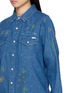  - MOTHER - All My Exes Embroidered Cotton Denim Shirt
