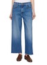 MOTHER The Dodger Ankle Crocheted Pocket Cotton Denim Jeans