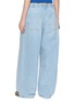 Back View - Click To Enlarge - MOTHER - The Buffet Nerdy Elasticated Drawstring Waistband Cotton Blend Jeans