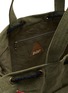 Detail View - Click To Enlarge - BAZISZT BAGS - Scout Patch Embellished Canvas Tote