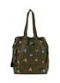 BAZISZT BAGS Scout Patch Embellished Canvas Tote