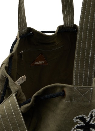 Detail View - Click To Enlarge - BAZISZT BAGS - Palmor Canvas Tote
