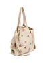 Detail View - Click To Enlarge - BAZISZT - Scout Patch Embellished Canvas Tote Bag