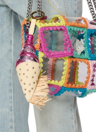 Front View - Click To Enlarge - KURT GEIGER ACCESSORIES - Ice Cream Bag Charm