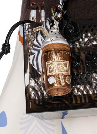 Front View - Click To Enlarge - KURT GEIGER ACCESSORIES - Coffee Cup Bag Charm