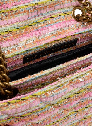 Detail View - Click To Enlarge - KURT GEIGER - Medium Kensington Tweed Shoulder Bag
