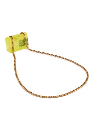 Detail View - Click To Enlarge - KURT GEIGER - Micro Kensington Vinyl Crossbody Bag