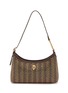 Main View - Click To Enlarge - KURT GEIGER - Mini Kurt Fringe Crystal Embellished Comb Fabric Shoulder Bag