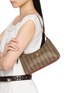 Figure View - Click To Enlarge - KURT GEIGER - Mini Kurt Fringe Crystal Embellished Comb Fabric Shoulder Bag