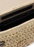 Detail View - Click To Enlarge - KURT GEIGER - Mini Kensington Raffia Shoulder Bag