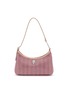 Main View - Click To Enlarge - KURT GEIGER - Mini Kurt Crystal Embellished Comb Fabric Shoulder Bag
