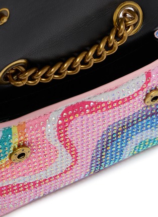Detail View - Click To Enlarge - KURT GEIGER - Micro Kensington Embellished Crossbody Bag
