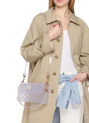 Figure View - Click To Enlarge - KURT GEIGER - Kensington Jelly Vinyl Shoulder Bag