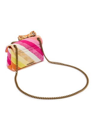 Detail View - Click To Enlarge - KURT GEIGER - Mini Kensington Towelling Shoulder Bag