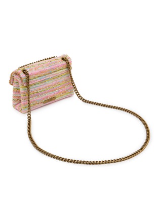 Detail View - Click To Enlarge - KURT GEIGER - Mini Kensington Tweed Shoulder Bag