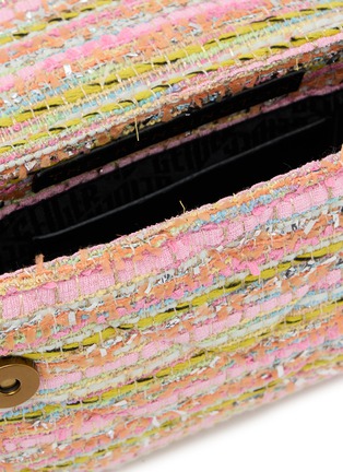Detail View - Click To Enlarge - KURT GEIGER - Mini Kensington Tweed Shoulder Bag