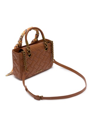 Detail View - Click To Enlarge - KURT GEIGER - Kengsington Leather Shoulder Bag