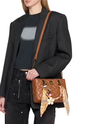 Front View - Click To Enlarge - KURT GEIGER - Kengsington Leather Shoulder Bag
