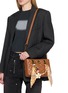 Front View - Click To Enlarge - KURT GEIGER - Kengsington Leather Shoulder Bag