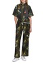 Figure View - Click To Enlarge - AND WANDER - X ROA Camouflage Cotton Blend Hooded Top
