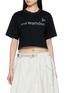 AND WANDER Logo Cropped T-Shirt