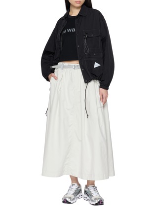 Figure View - Click To Enlarge - AND WANDER - Logo Cropped T-Shirt