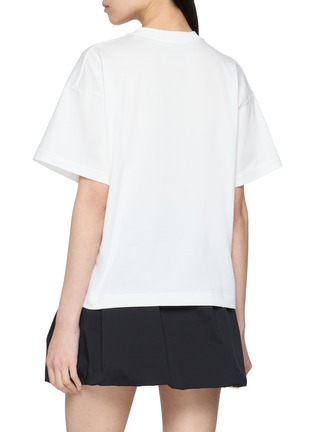 Back View - Click To Enlarge - AND WANDER - Chest Pocket Drawcord T-Shirt