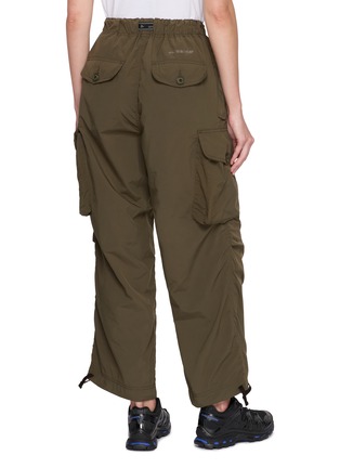 Back View - Click To Enlarge - AND WANDER - Webbing Belt Drawcord Hem Pants