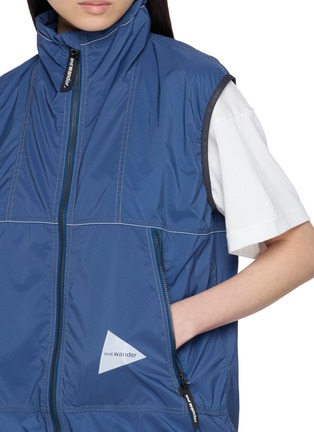  - AND WANDER - Pertex Zip Front Stand Collar Technical Wind Vest